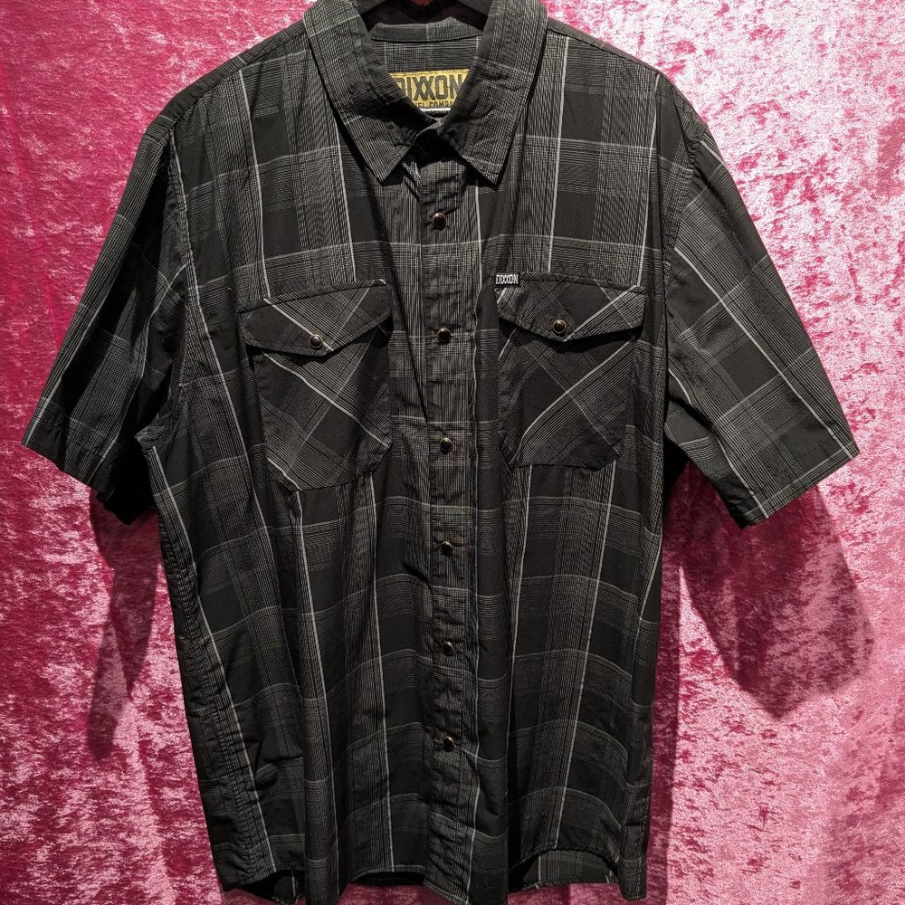 DIXXON Bamboo Snap Button Short Sleeve XXL 2XL